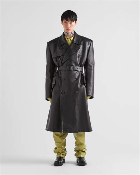 prada trench coat villanelle|Oversized double.